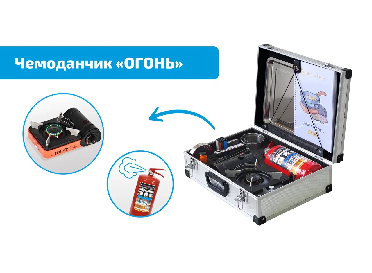 Открытый чемоданчик «Огонь»